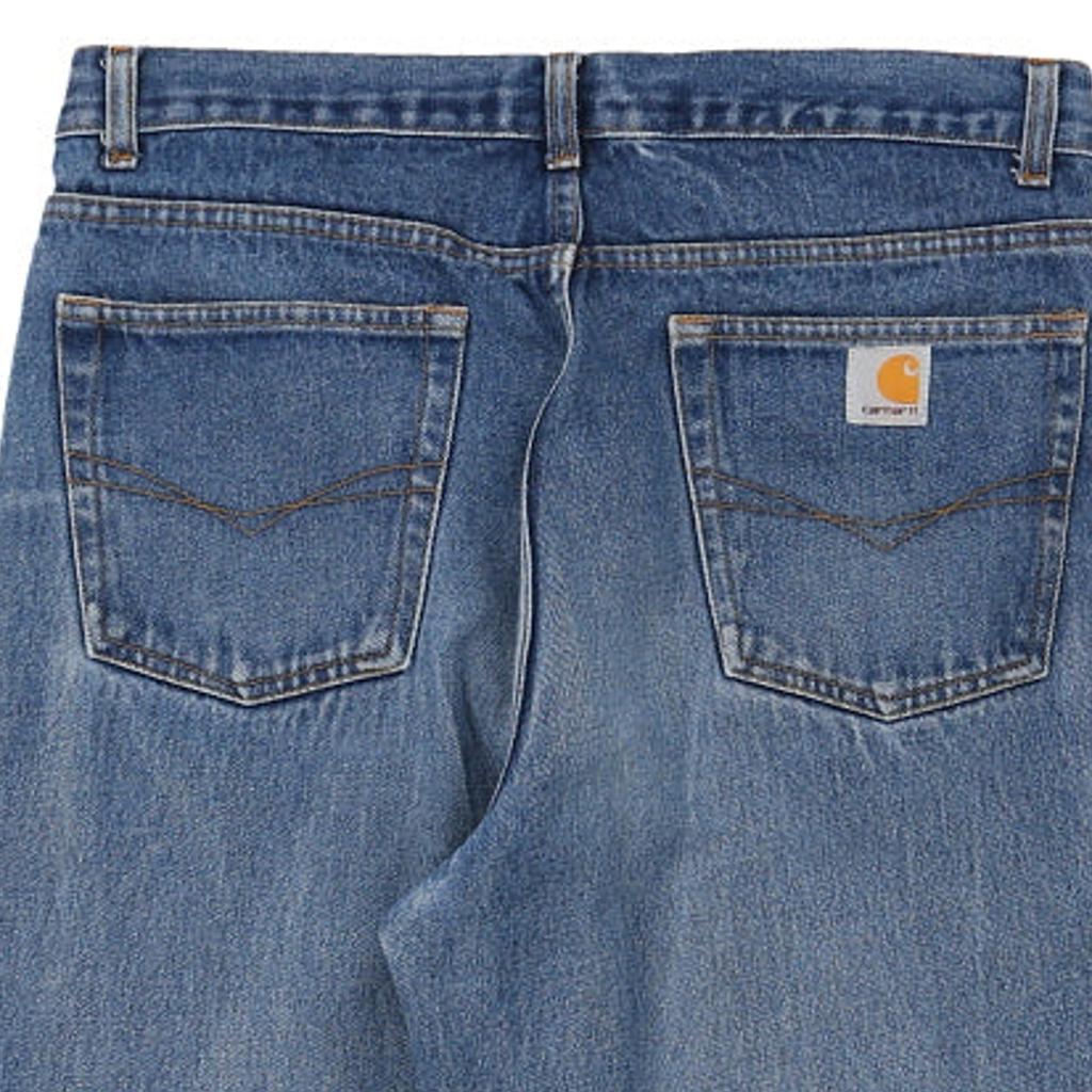Carhartt Jeans 34W 26L Blue Cotton