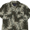 Vintage khaki Robert Stock Hawaiian Shirt - mens large