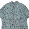 Vintage blue Unbranded Patterned Shirt - mens xxx-large