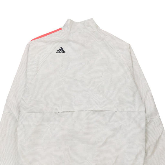 Vintage white FC Bayern München Adidas Track Jacket - mens large