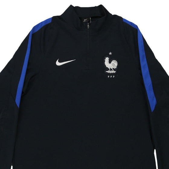 Pre-Loved navy France 2014 Nike Track Jacket - mens large