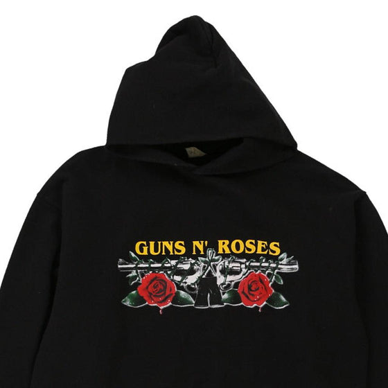 Vintage black Guns N Roses Bone Hoodie - mens large