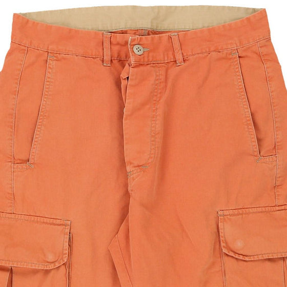 Vintage orange Unbranded Cargo Shorts - mens 33" waist