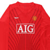 Vintage red Manchester United Replica Football Shirt - mens large