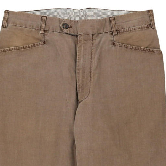 Vintage brown Burberry Trousers - mens 34" waist