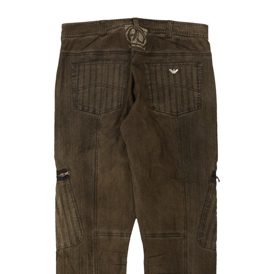 Vintage brown Armani Jeans Trousers - mens 38" waist