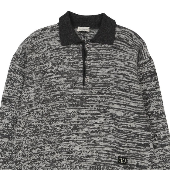 Vintage grey Valentino Jumper - mens large