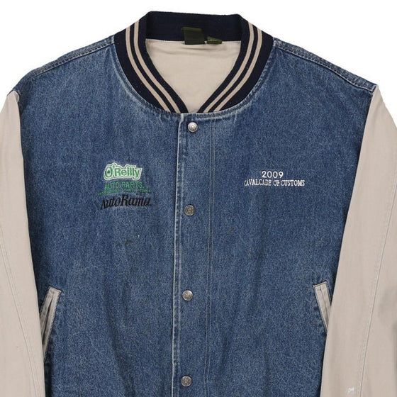Vintage blue Hartwell Varsity Jacket - mens xxx-large
