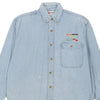 Vintage blue Tony Labonte #5 Chase Authentics Denim Shirt - mens large