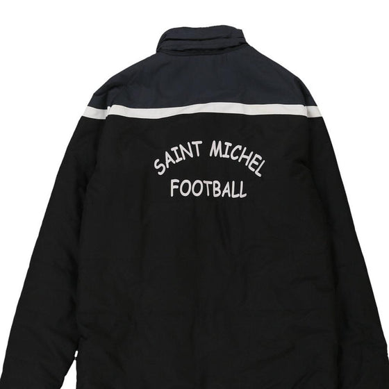 Vintage black Saint Mitchel Football Umbro Puffer - mens small