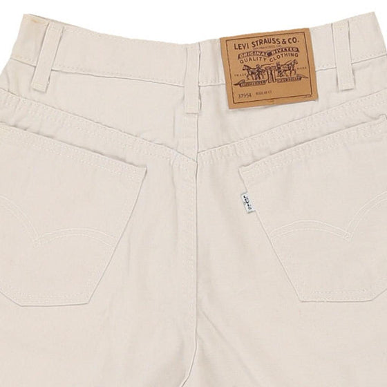 Vintage cream White Tab. 954 Levis Denim Shorts - womens 28" waist