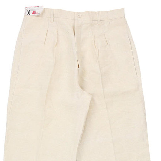 Vintage cream Unbranded Trousers - womens 26" waist