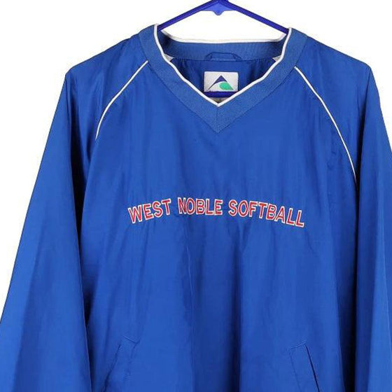 Vintage blue West Noble Softball Augusta Windbreaker - mens large