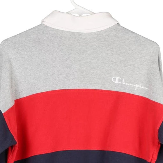 Vintage block colour Champion Rugby Shirt - womens small