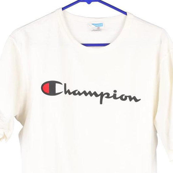 Vintage white Champion T-Shirt - mens medium