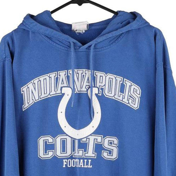 Vintage blue Indianapolis Colts Nfl Hoodie - mens x-large
