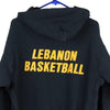 Vintage black Lebanon Basketball Lee Hoodie - mens large