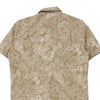 Vintage beige Van Heusen Hawaiian Shirt - mens small