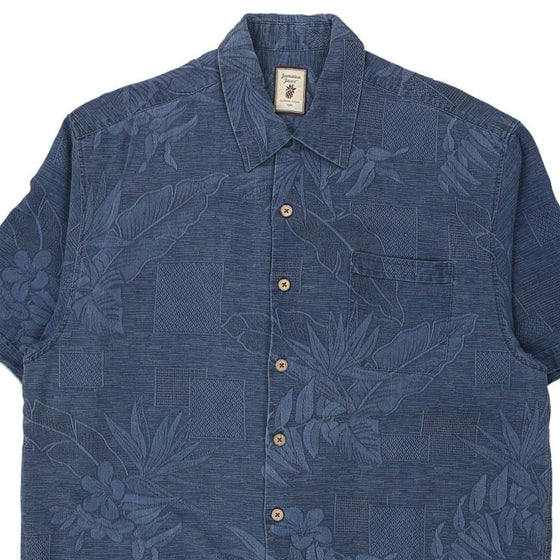 Vintage blue Jamaica Jaxx Hawaiian Shirt - mens x-large