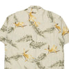 Vintage beige Holland American Line Hawaiian Shirt - mens x-large