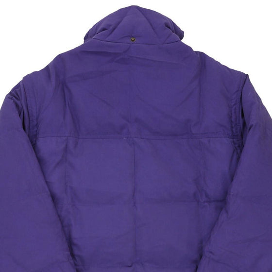 Clipper Puffer - Medium Purple Polyester - Thrifted.com