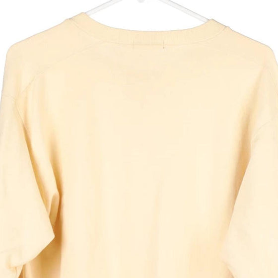 Vintage yellow Calvin Klein Sweatshirt - mens small