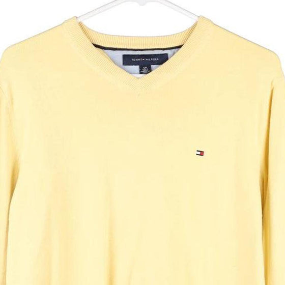 Vintage yellow Tommy Hilfiger Jumper - mens small
