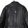 Vintage black Open Road Collection Leather Jacket - mens medium