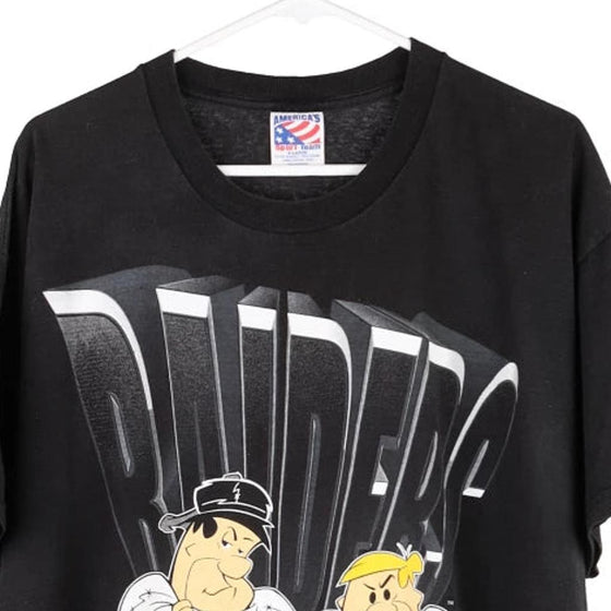 Vintage black Las Vegas Raiders America'S Sport Team T-Shirt - mens x-large