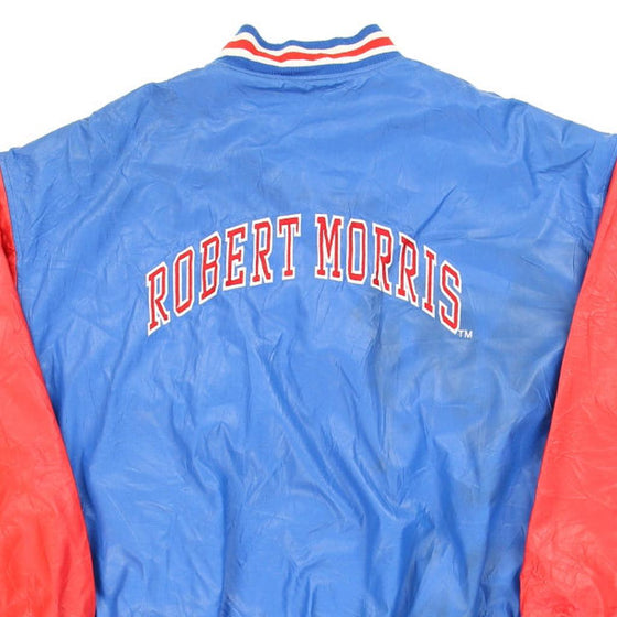 Vintage blue Robert Morris Steve & Barry Varsity Jacket - mens xx-large