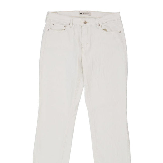 Vintage white 505 White Tab Levis Jeans - womens 32" waist