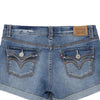Vintage blue Age 9 Levis Denim Shorts - girls 26" waist