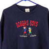 Vintage navy Bobbas Boys Lee Sweatshirt - mens large