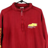 Vintage red The Manchester Road Race Lee 1/4 Zip - mens large