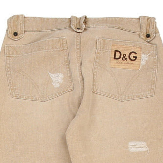 Vintage beige Dolce & Gabbana Jeans - womens 28" waist