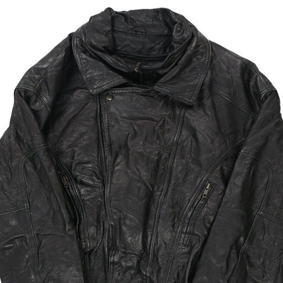 Vintage black Wilsons Leather Jacket - mens large