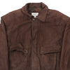 Vintage brown Charles Klein Leather Jacket - mens medium