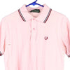 Vintage pink Bootleg Fred Perry Polo Shirt - mens small