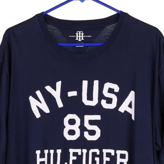 Vintage navy Tommy Hilfiger T-Shirt - mens x-large