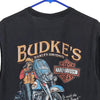 Vintage black North Platte, Nebraska Harley Davidson Vest - mens x-large