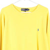 Vintage yellow Ralph Lauren Sweatshirt - mens x-large