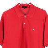 Vintage red Burberry London Polo Shirt - mens x-large
