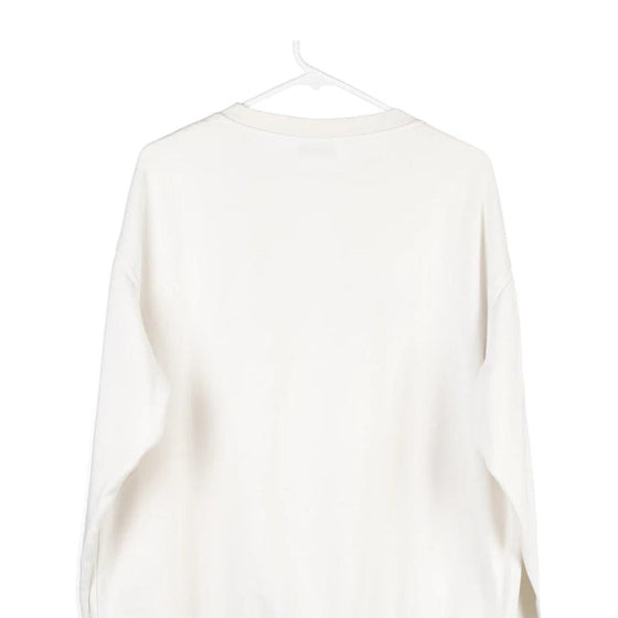 Vintage white Fila Sweatshirt - mens large