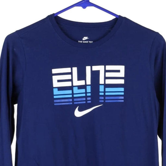 Vintage blue Age 16-18 Nike Long Sleeve T-Shirt - boys x-large