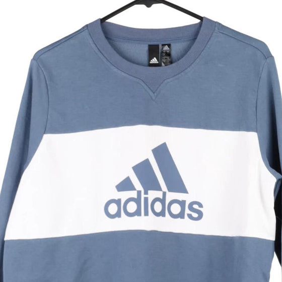 Vintage blue Age 16 Adidas Sweatshirt - girls x-large
