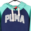 Vintage blue Puma Hoodie - womens medium