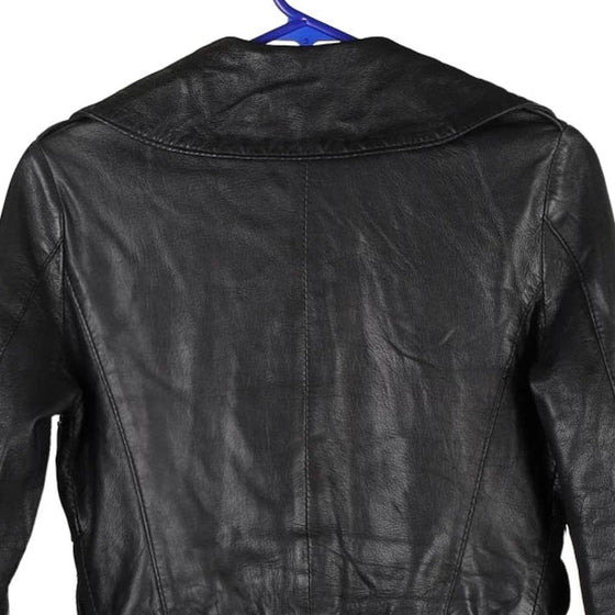 Vintage black Unbranded Leather Jacket - womens small