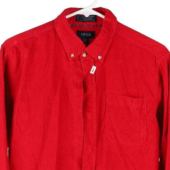 Vintage red Izod Cord Shirt - womens large