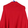 Ralph Lauren Tall 1/4 Zip - 2XL Red Cotton - Thrifted.com