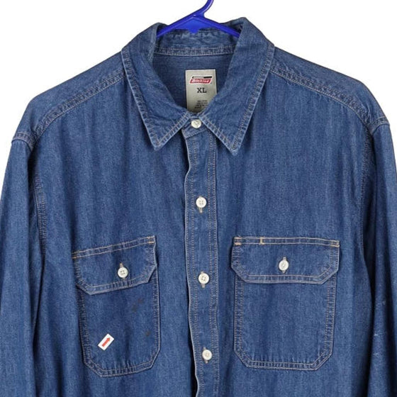 Vintage blue Dickies Denim Shirt - mens x-large